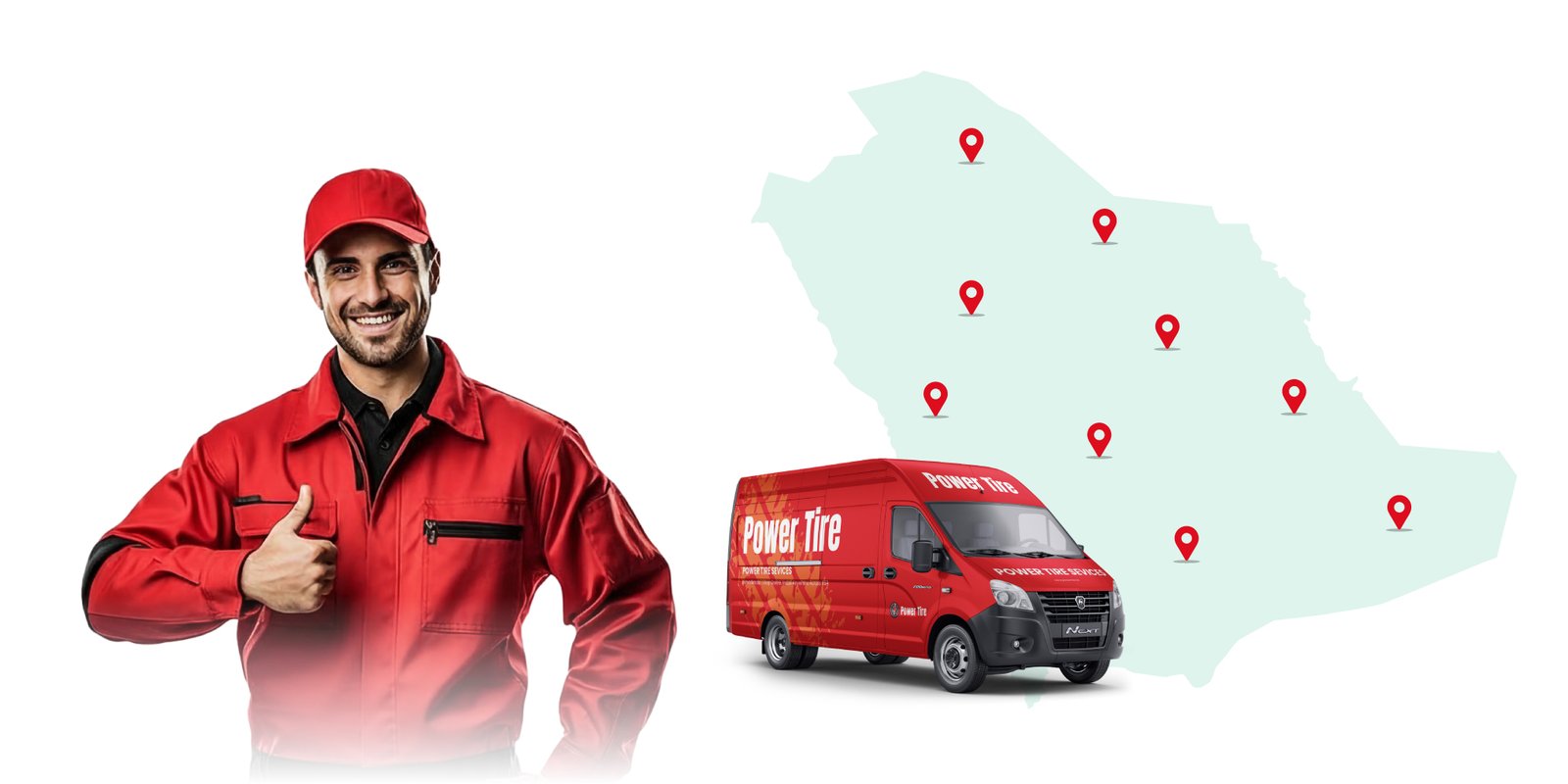 Power-tire-van-&-map